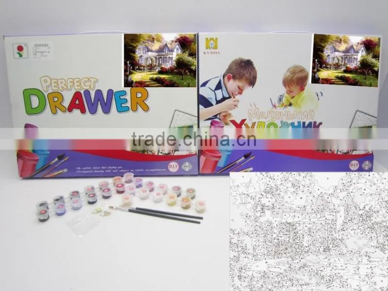 DIY Digital Painting Educational paint kit toy