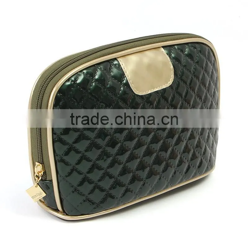 Promotional items PU leather women cosmetic bag sets travel wash bag toiletry bag leather pouch
