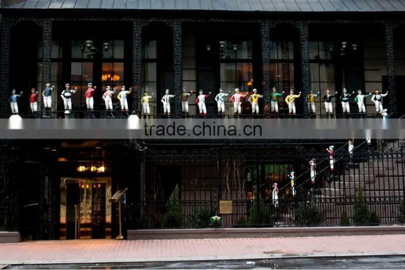 wholesale modern garden sculpture resin crafts lawn jockey statue for sale