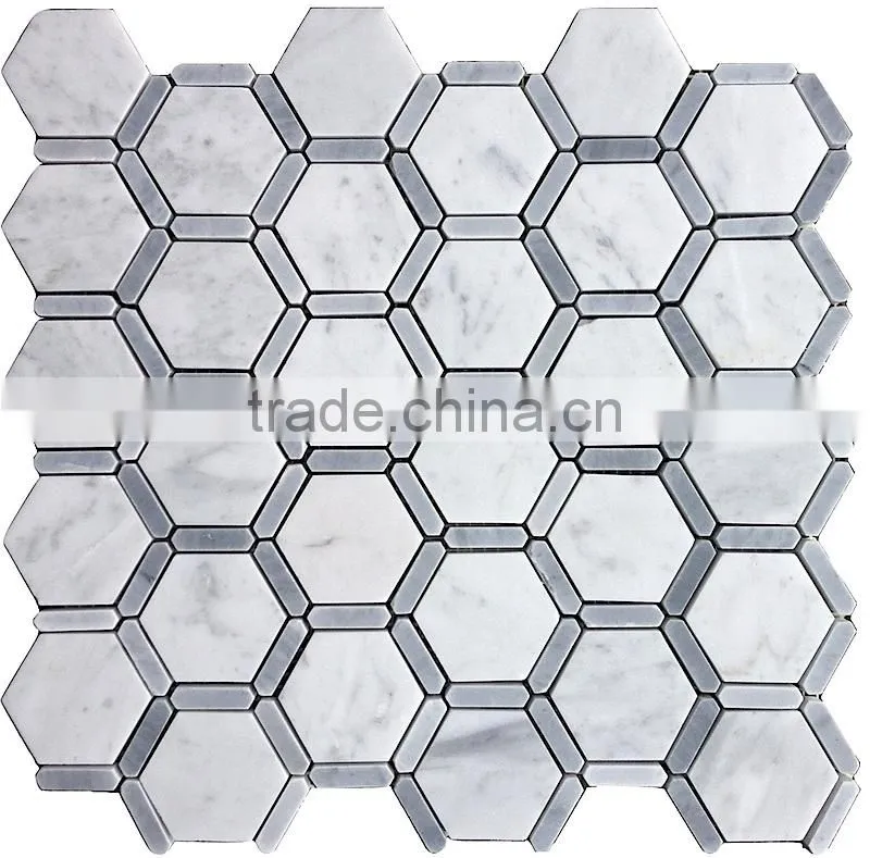 MM-CV233 Wholesale interior design natural stone hexagonal mosaics and tiles