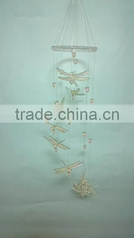 Summer acrylic reindeer metal Wind chime aeolian bells ornament