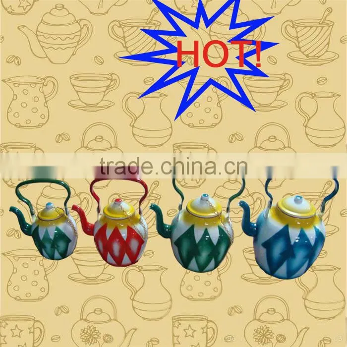 tea pot water enamel kettle in middle east market