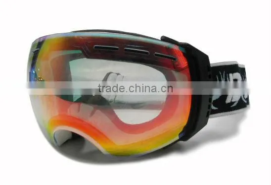 new design fashion wide lens stylish snow goggles