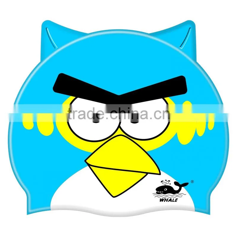 Hot sale silicone kids caps and kids swimming goggle caps and baby swimming hat