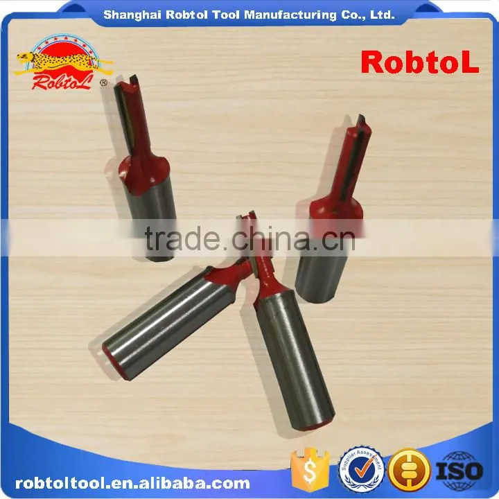 6MM Tungsten Carbide Router Bits woodworking one double flute straight shank CNC milling cutter