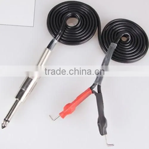New Pro Red Long Clip Cord For Rotary Tattoo Gun Coil Machine Power Supply Kit