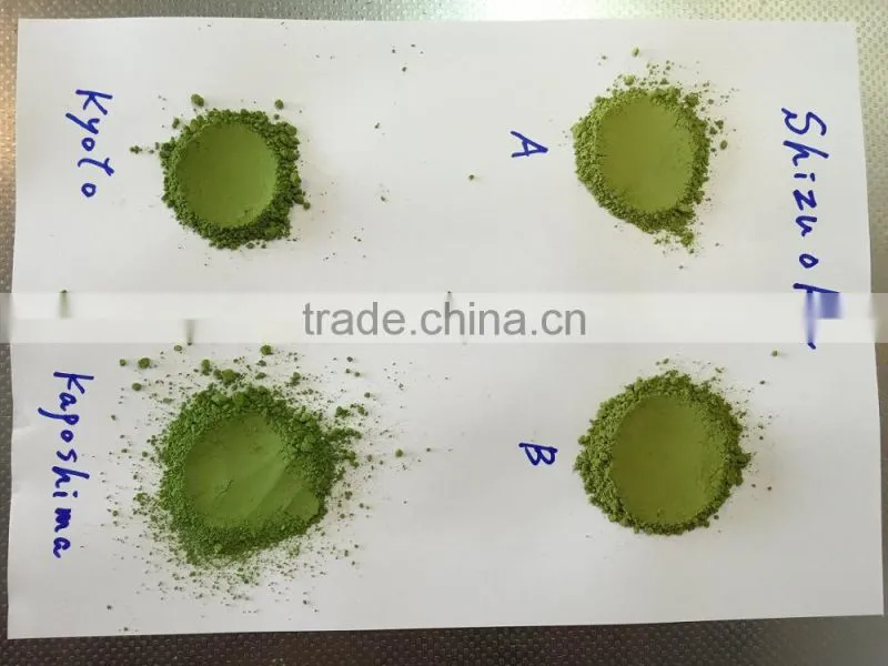 Japanese Green Tea Powder Matcha grown produced in Kyusyu Japan for cafe Private Labeling