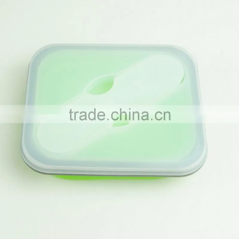 16130 Collapsible Silicone Kids Food Storage box