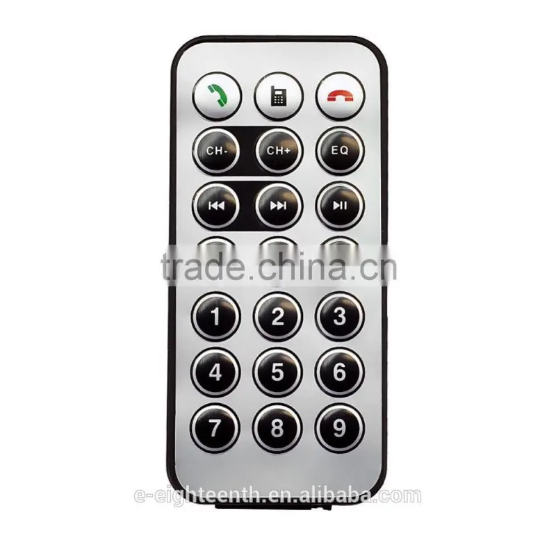 2016 hot 1.5" LCD Car Kit Bluetooth MP3 Player SD MMC USB Remote FM Transmitter Modulator
