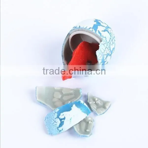 60pcs/box Hot Sale Children Educational Toy Animal Hatching Dinosaur Eggs Toy Growing Fracture Water Eggs