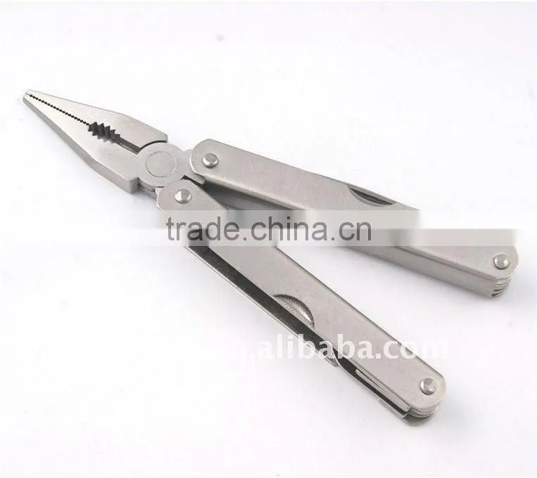 "stock" 2014 Mini small folding clip multi plier tools 8712-