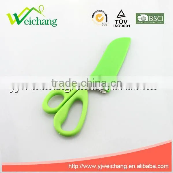 WCTS1208 Soft grip Scissors Straight, Stainless Steel Precision with New Handle Design with cover