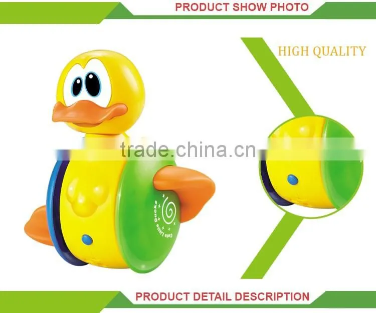 New product battery operated rocking animal dancing duck toy