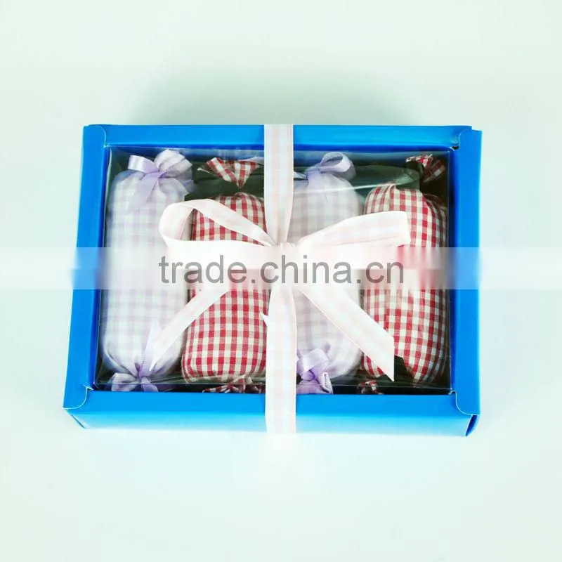 2015 hotselling items check pattern air freshener perfume bag
