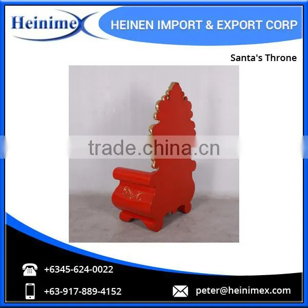 Fibreglass Decorative Santa's Throne Chair