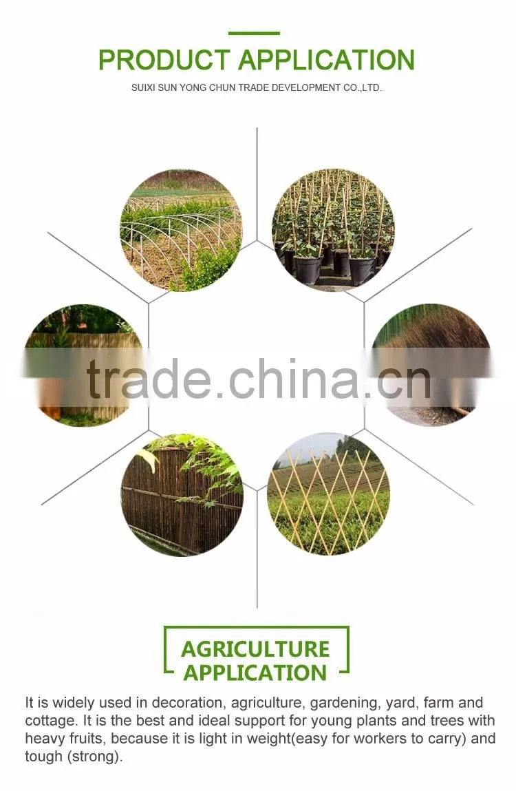 new designed natural black bamboo fence reed mat for planters