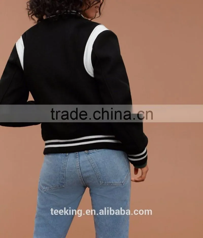 Winter Quilted Women Varsity Jackets