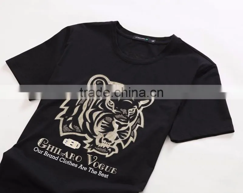 wholesale 95cotton 5spandex brand fashion slim t shirt