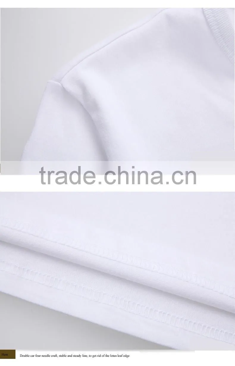 High quality Custom 100% cotton t shirt tee shirts