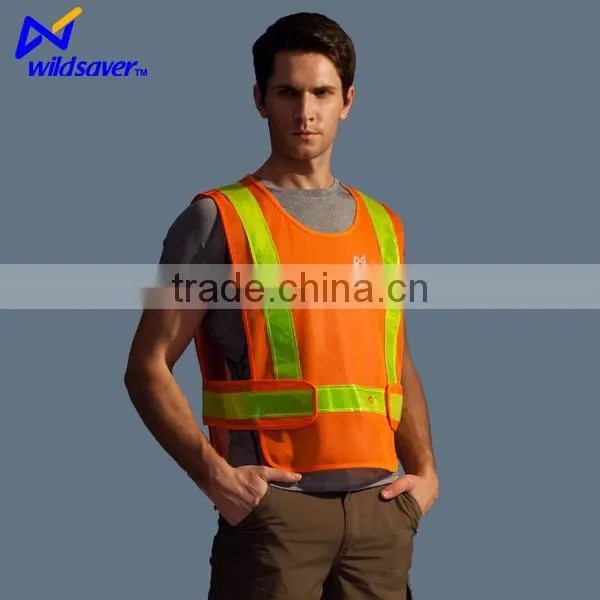 Hi Vis Security Flashing Warning Road Uniform Vest for Mens