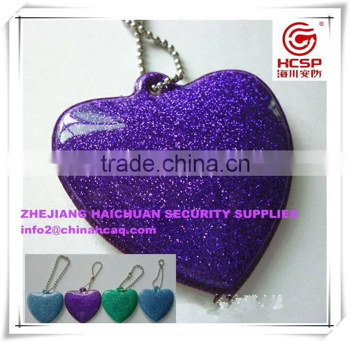 Fashion Reflective heart-shaped ornament