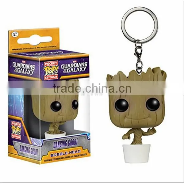 Wholesale POP figure keychain Guardians of the Galaxy II Rocket, Cheap Pocket POP keychain figures