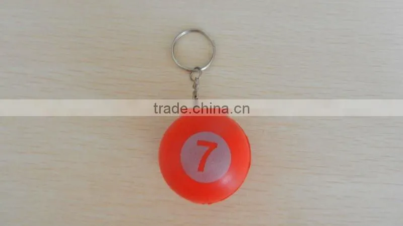 pu squeeze keychain