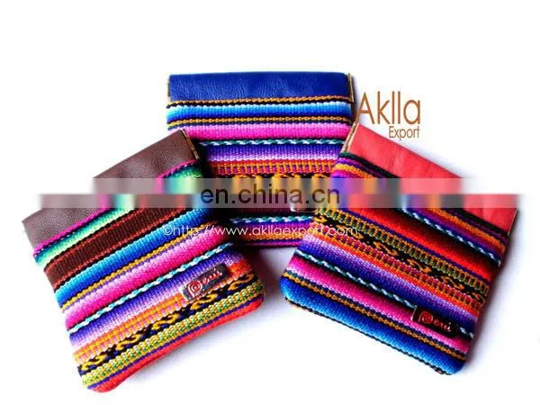 Aguayo Cheap Handmade Tic Tac Blanket Purses Peruvian Fabric