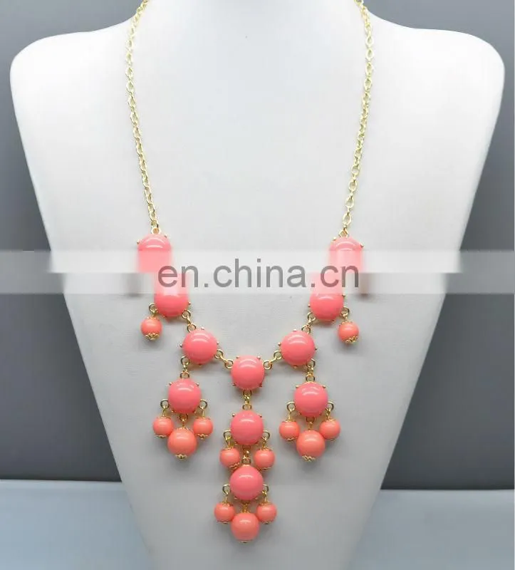 alibaba express stock bib statement necklace MOQ 24pcs per color