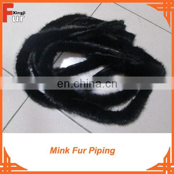 Mink Fur Piping by real mink tails