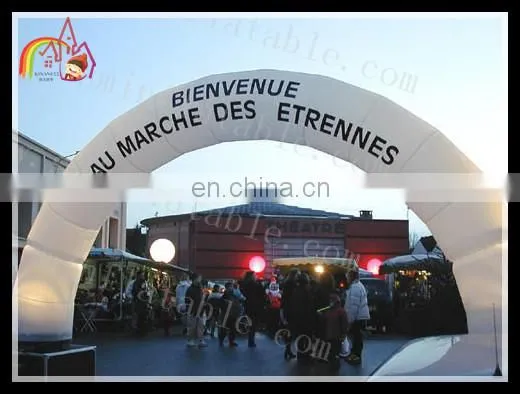 Hot selling inflatable race entrance gate,residential entrance gates,outdoor advertising arch designs