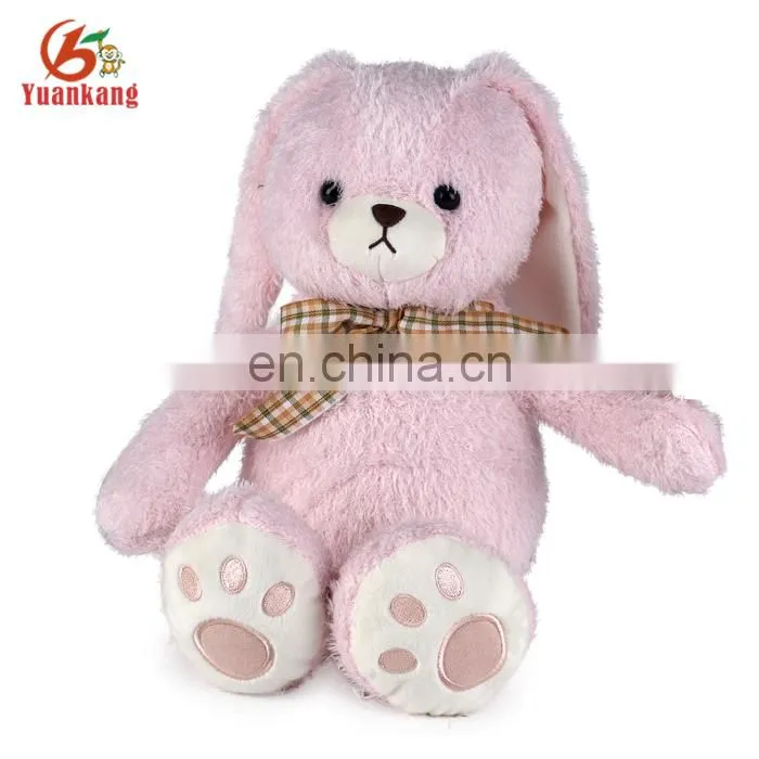 wholesale 12 inch coloured pink color plush teddy bears toy