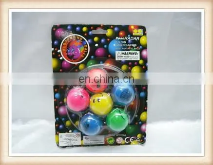 3pcs bounce back ball, rubber foam ball