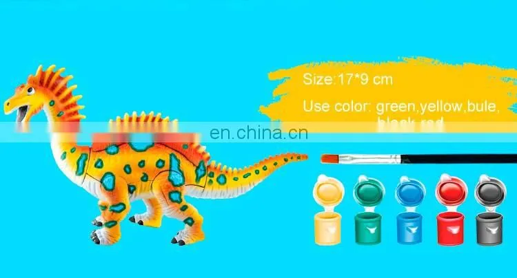 kids mini painting dinosaur figure new toy preschool educational toys