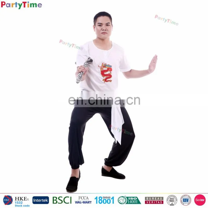 yiwu partytime performance costumes adult couple dragon design kongfu chinese costume