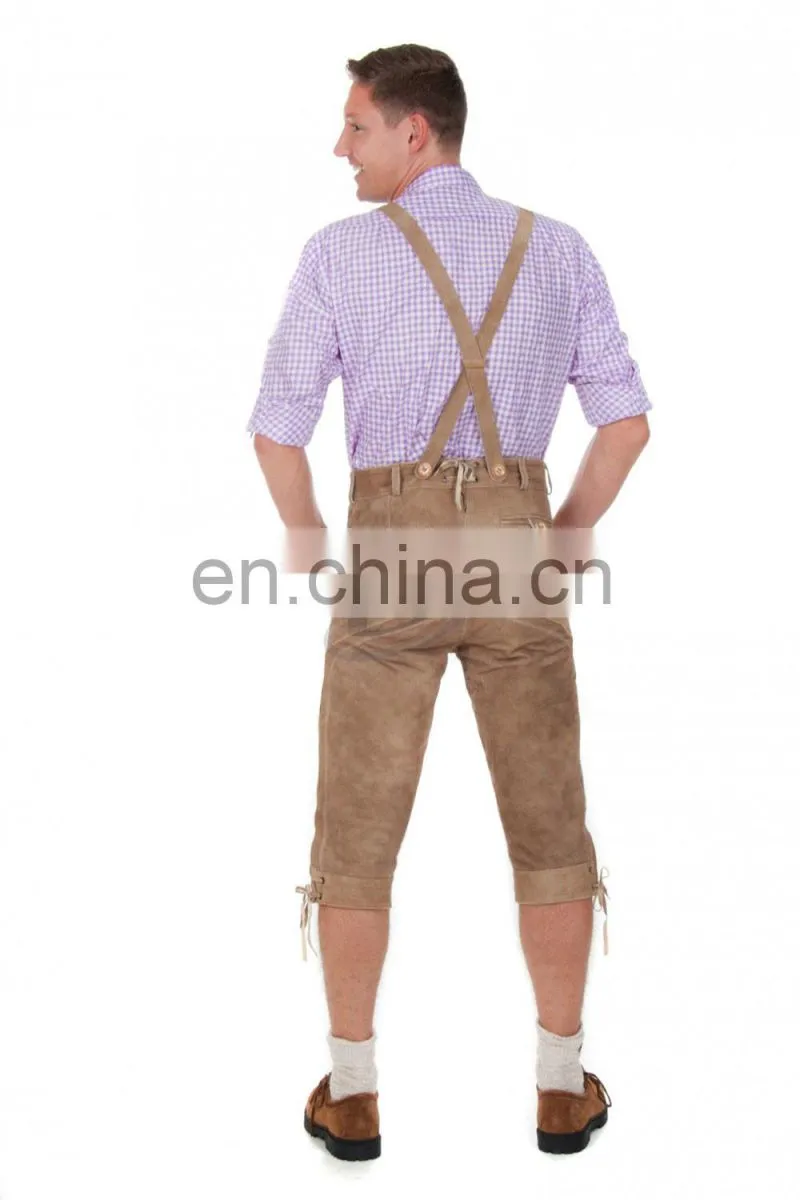 2016 Men's Stylish Bavarian Oktoberfest Trachten Lederhosen (Bavaria Clothing)