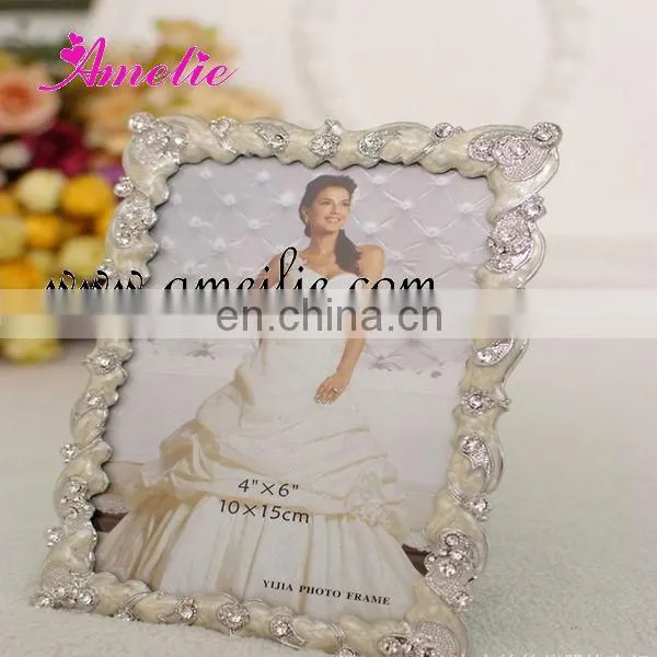 A8023 Wholesale 4*6 size metal wedding photo favors
