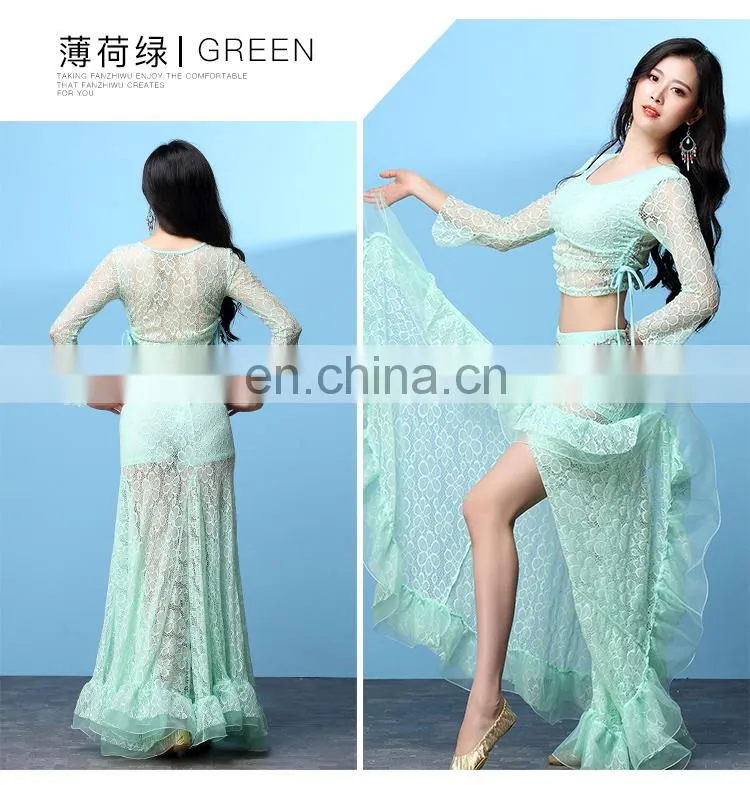 T-5208 Egyptian lace lady belly dance costumes