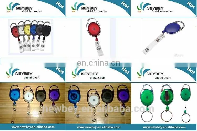 Wholesale multi-style yoyo carabiner retractable id badge holder pull reel