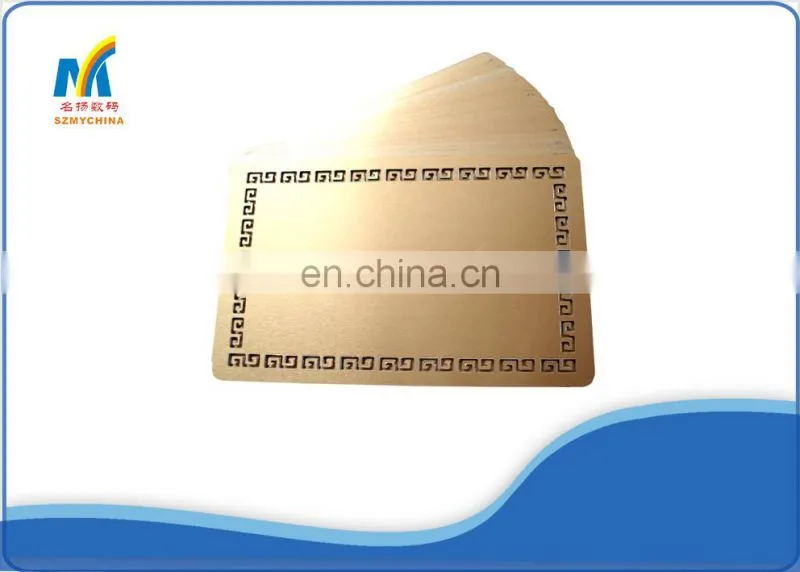 Blank Heat Press Metal Cards For Business