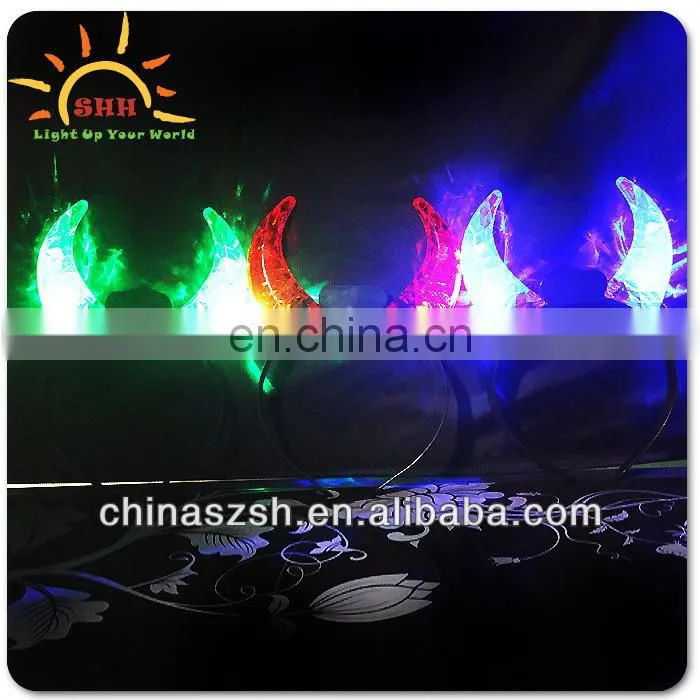Best sale Cheap led flashing hairband/LED Ox horn hair band with high quality/LED hairband for party and events supplies
