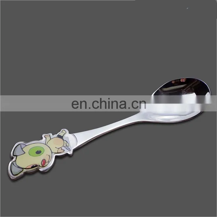 High quality baby bulk mini metal spoon