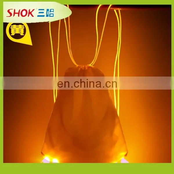 Outdoor activities Identify LED light backpack at night made in China