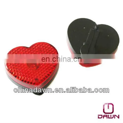 Plastic heart shaped led reflector CD-LDJ003