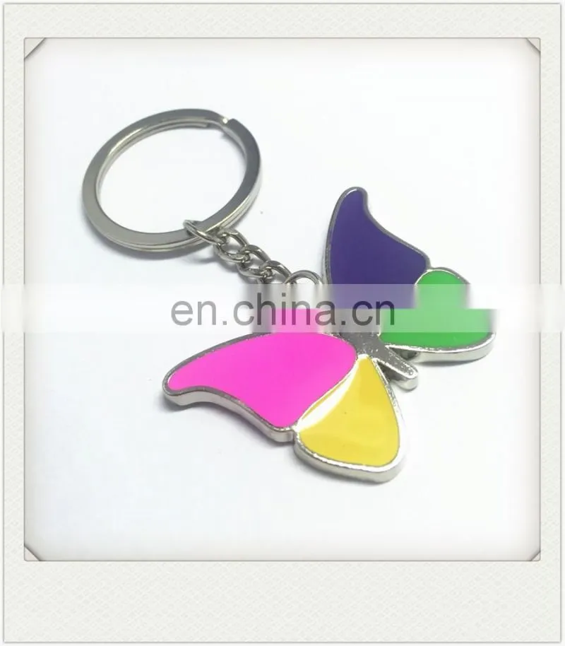 New fashion butterfly shape keychain nickel free