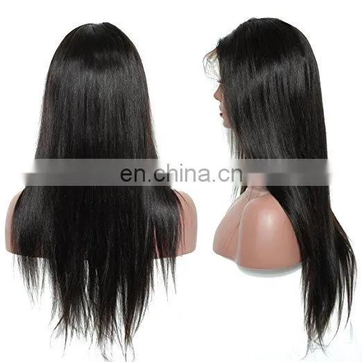 100%Human hair Material and Brazilian Hair Human Hair Type natural looking 8a grade virgin brazilian full lace wig