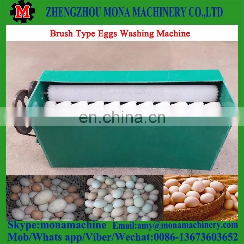 Successed technical reliable quality machine automatic brush type egg washing machine for sale