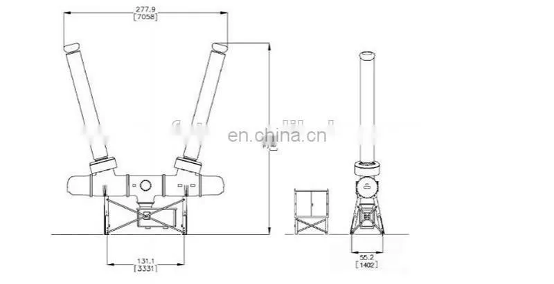 DT2-550 Alstom High Voltage Circuit Breaker Alstom SF6 Circuit Breaker