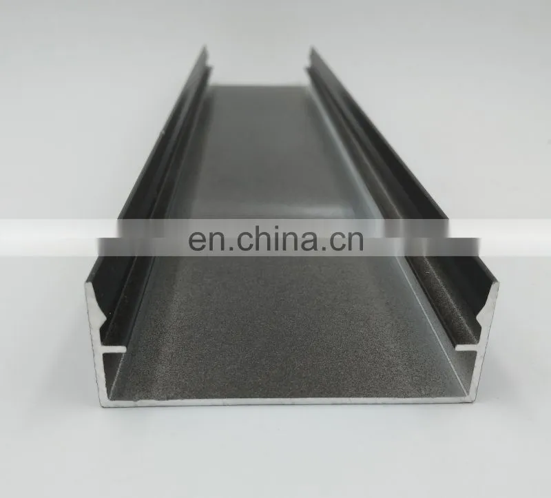 Customized Extruded U Channel Aluminium Extrusion, U shape Aluminum Channel, Customized Aluminium Extrusion