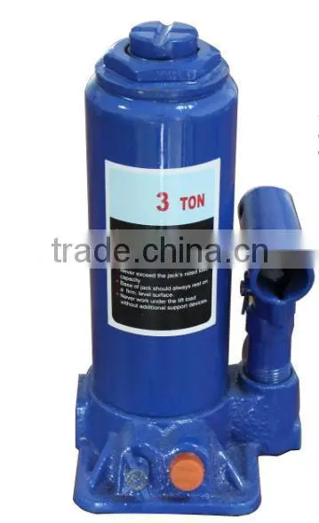 High quality good sell hydraulic bottle jack 3T for car repairing